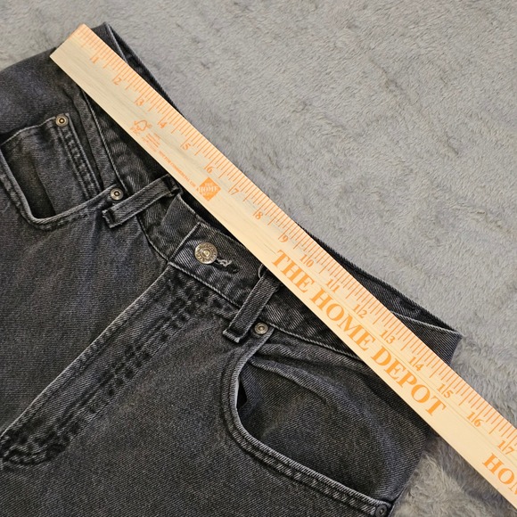 Austin Jeans Mens Classic Fit Straight Leg Faded Black Denim 33x32/30×30 Vintage - Picture 6 of 9